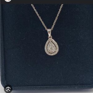 KAY Gold & Silver Teardrop Pendant Necklace